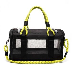 Roverlund Black and Yellow Dog Travel Carrier